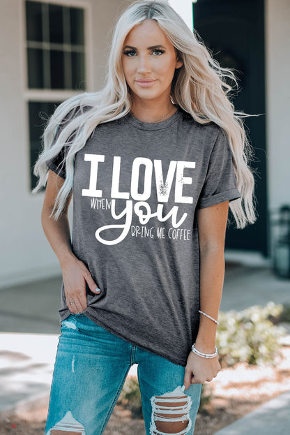 I LOVE YOU Crewneck T-Shirt-Jewearrings