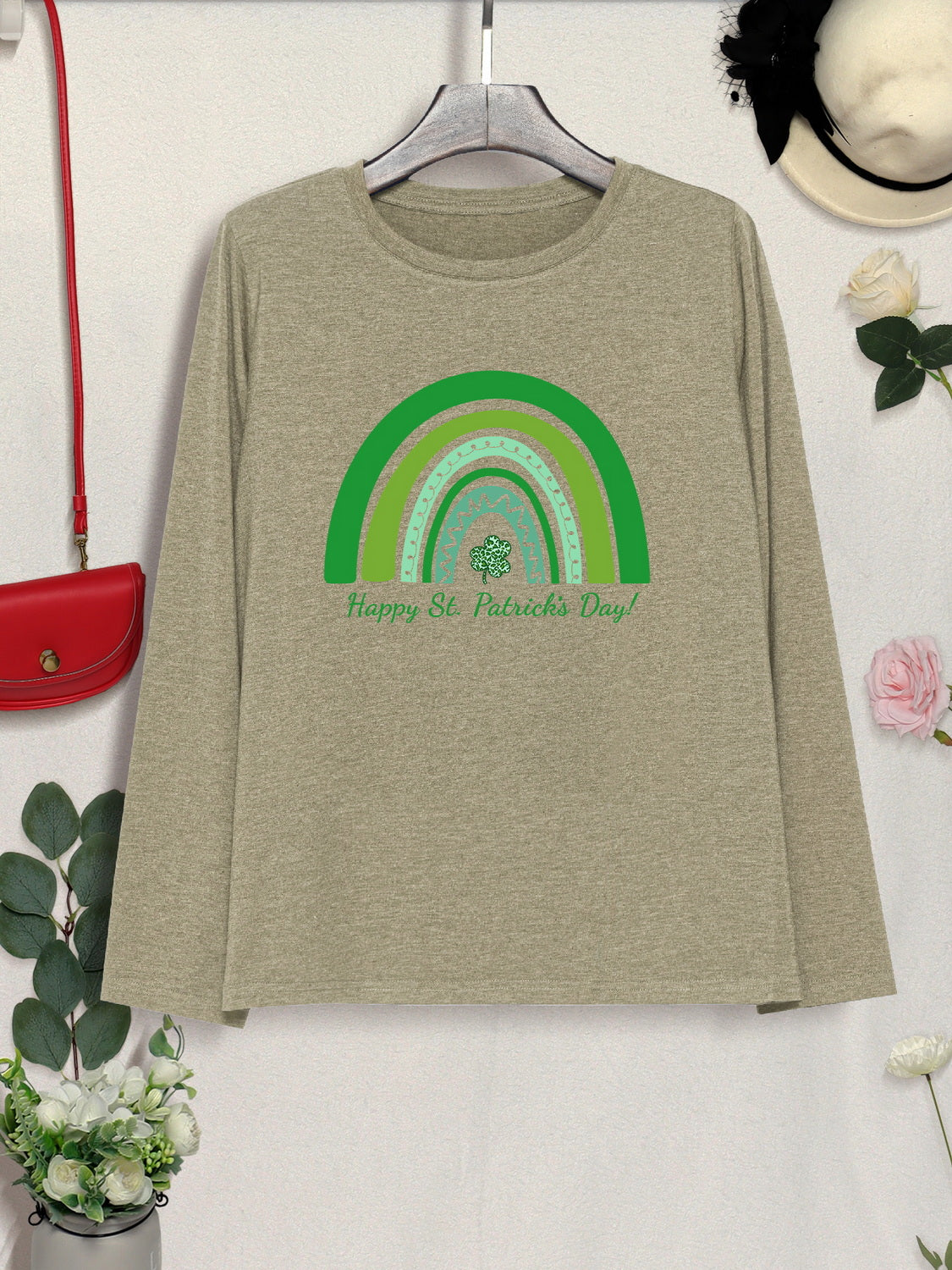 HAPPY ST. PATRICK'S DAY Round Neck T-Shirt-Jewearrings