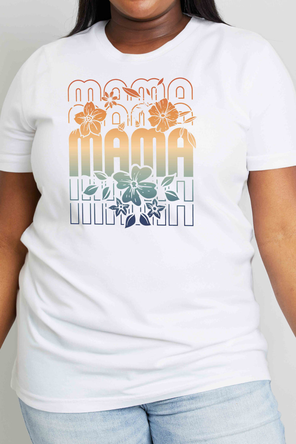 Simply Love Full Size MAMA Graphic Cotton T-Shirt-Jewearrings