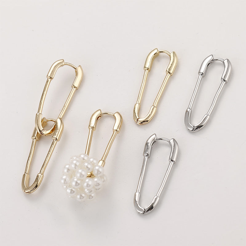 High-quality Silver Needle Bow Earrings-Jewearrings