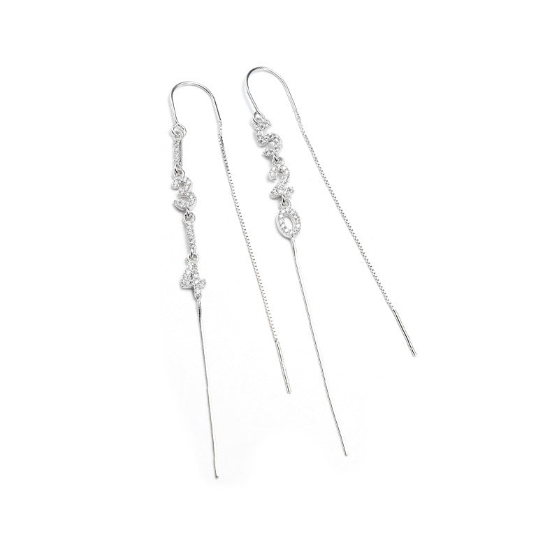 S925 Sterling Silver Ear Wire Earrings Women-Jewearrings