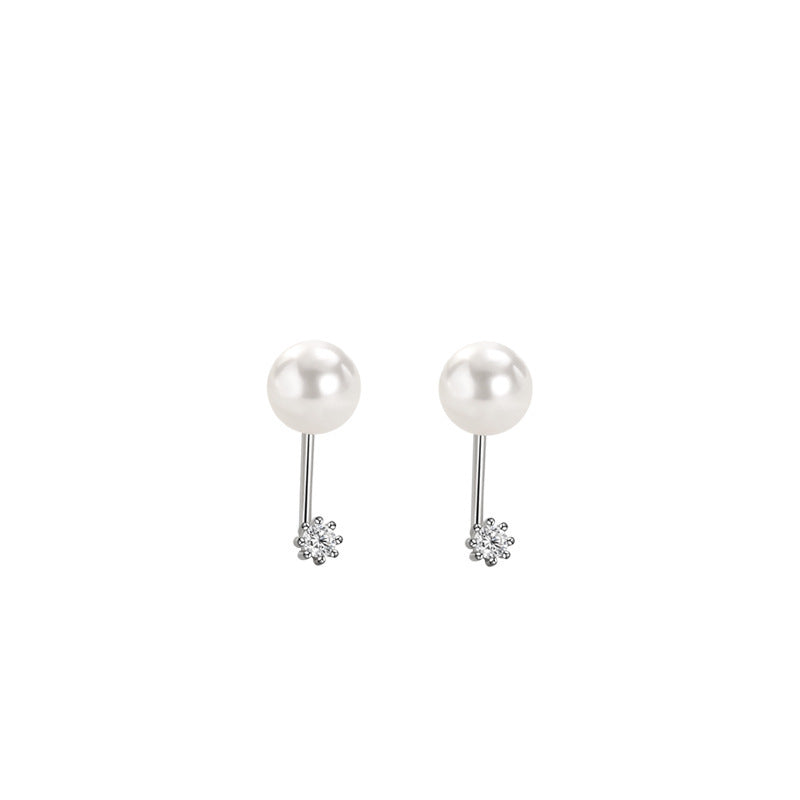 Sterling Silver Vintage Pearl Earrings-Jewearrings