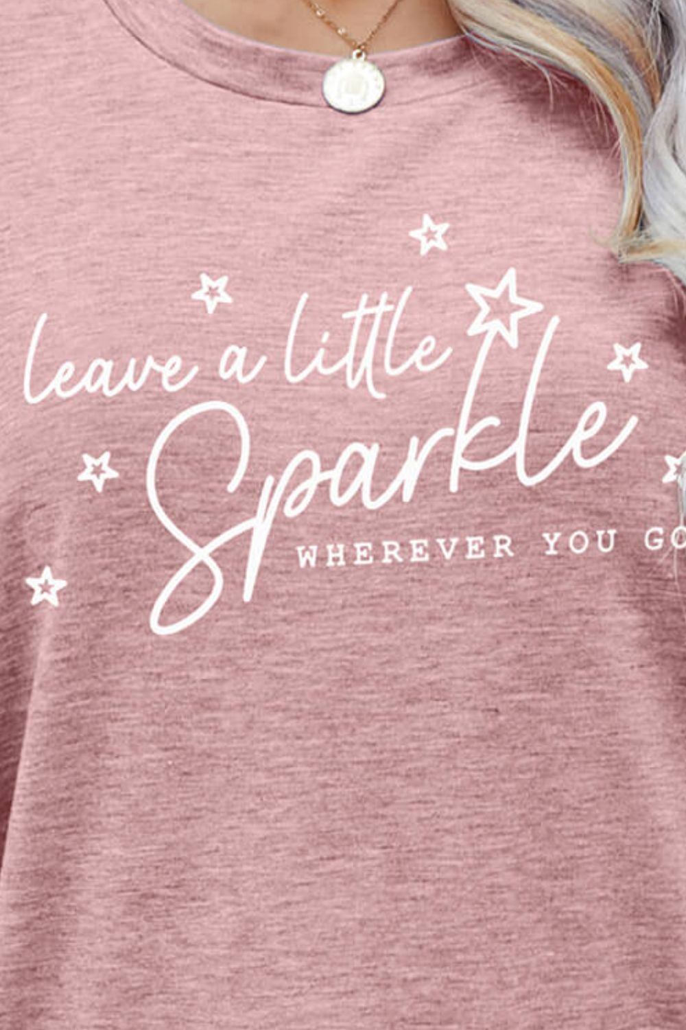 LEAVE A LITTLE SPARKLE WHEREVER YOU GO Tee Shirt-Jewearrings