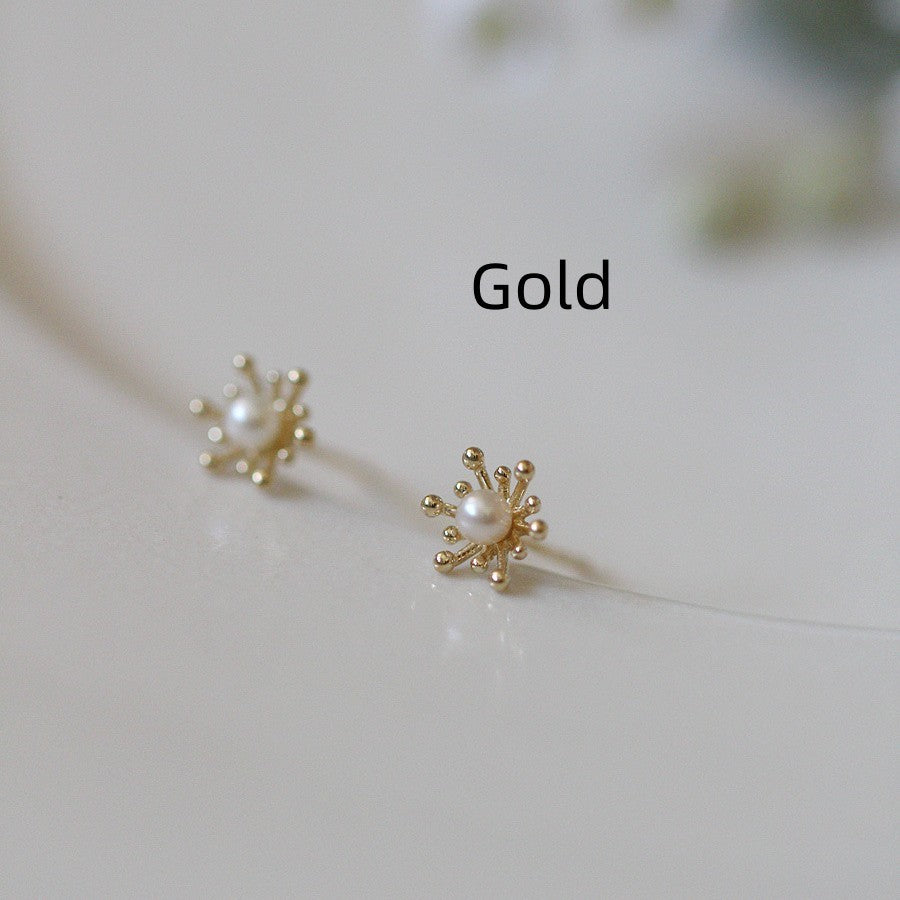 S925 Sterling Silver Plated 14K Gold Earrings-Jewearrings