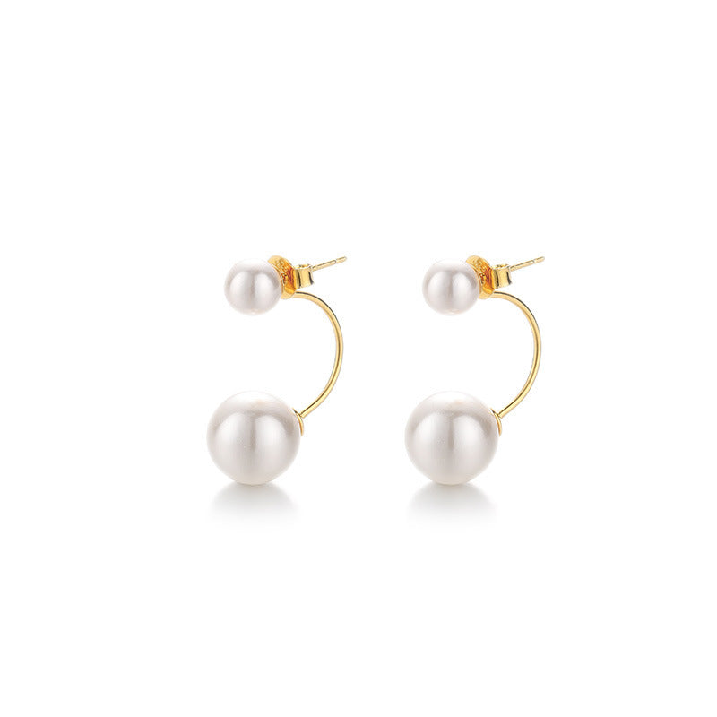 Women's Fashion Vintage Antique Pearl Earrings-Jewearrings