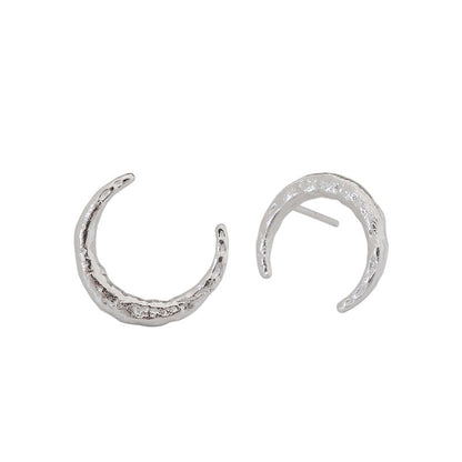 Women's Fashion Simple Sterling Silver Earrings-Jewearrings