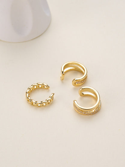 Women's Earrings Have Irregular Personality Knot Ear Clip-Jewearrings