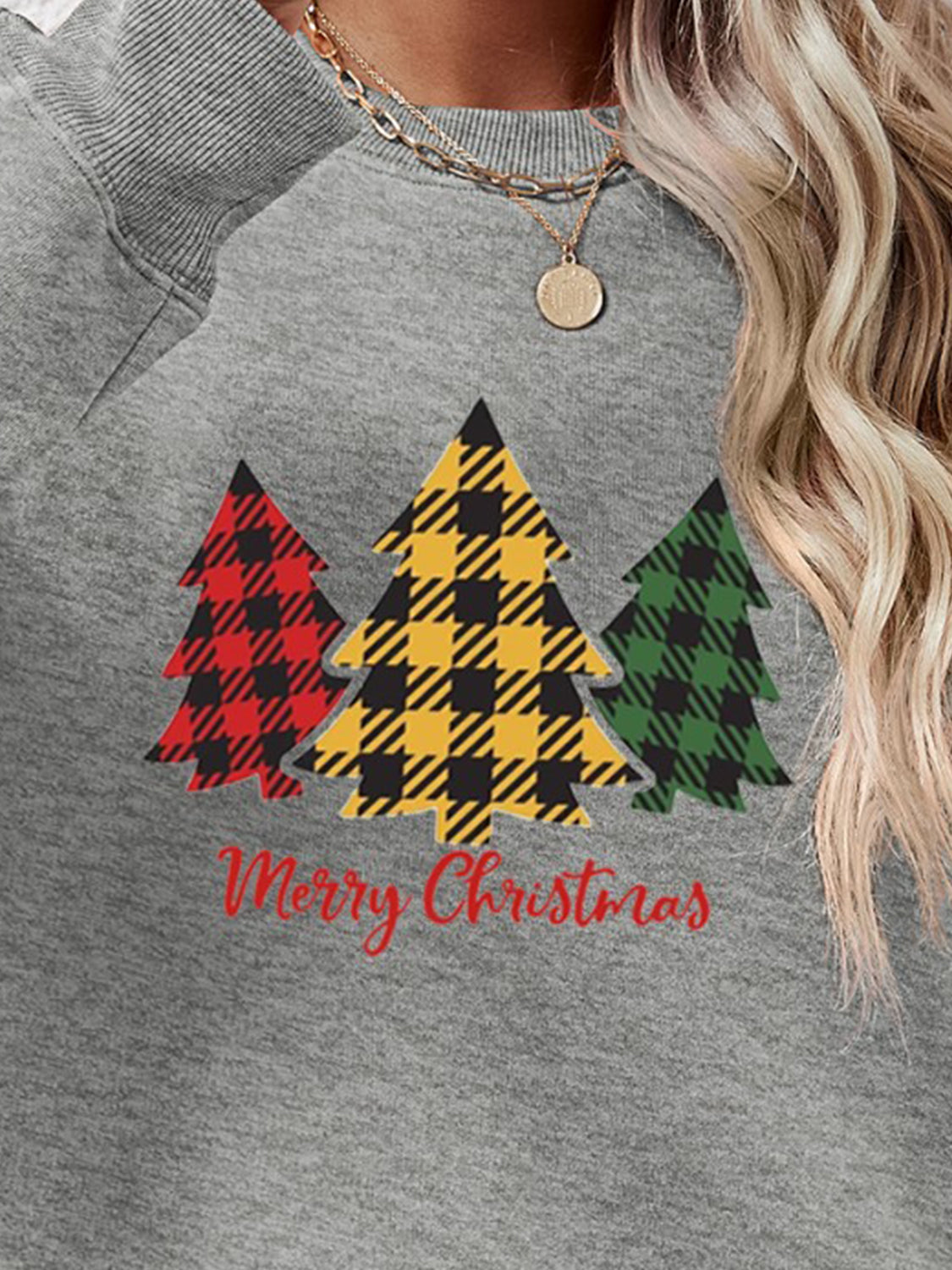 MERRY CHRISTMAS Dropped Shoulder Sweatshirt-Jewearrings