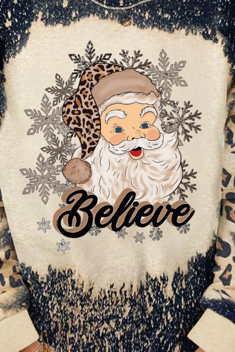 BELIEVE Santa Graphic Sweatshirt-Jewearrings