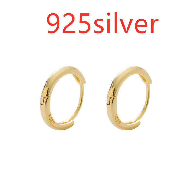 Ear Buckle Female Small Ear Ring Temperament Korean Hoop Earrings-Jewearrings