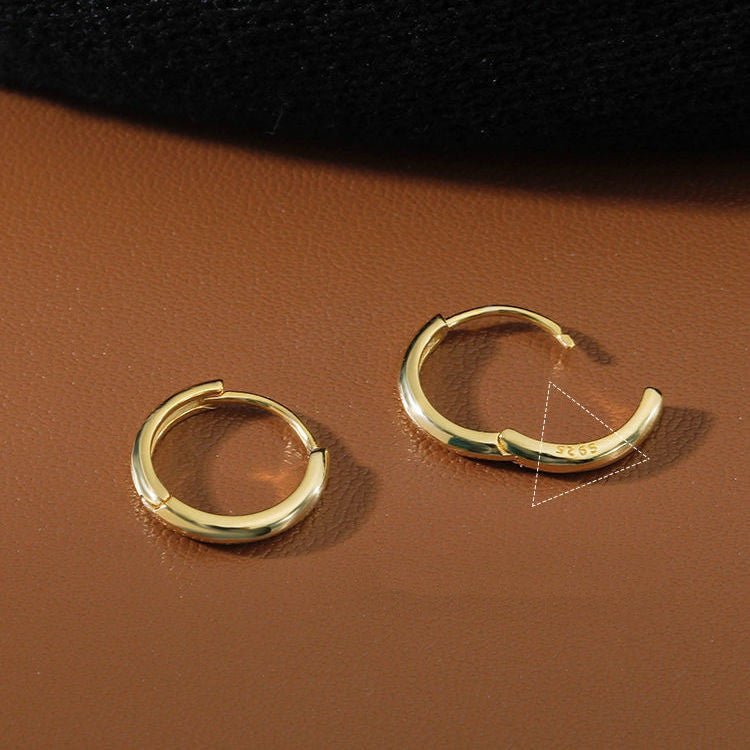 Ear Buckle Female Small Ear Ring Temperament Korean Hoop Earrings-Jewearrings