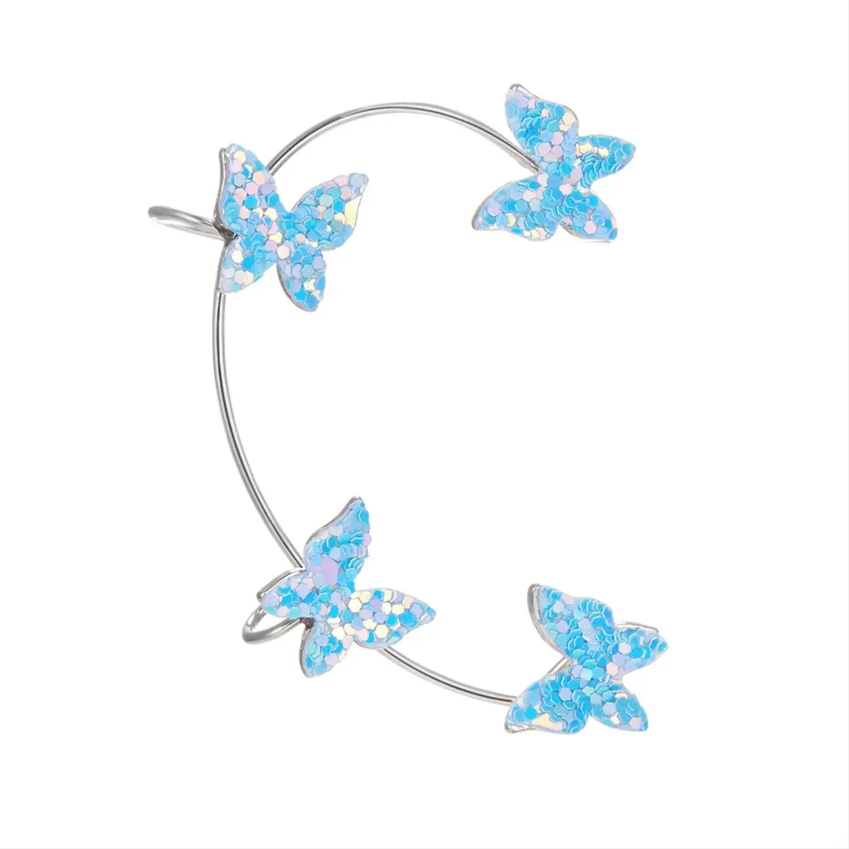 Ear Cuff Butterfly Earrings-Jewearrings