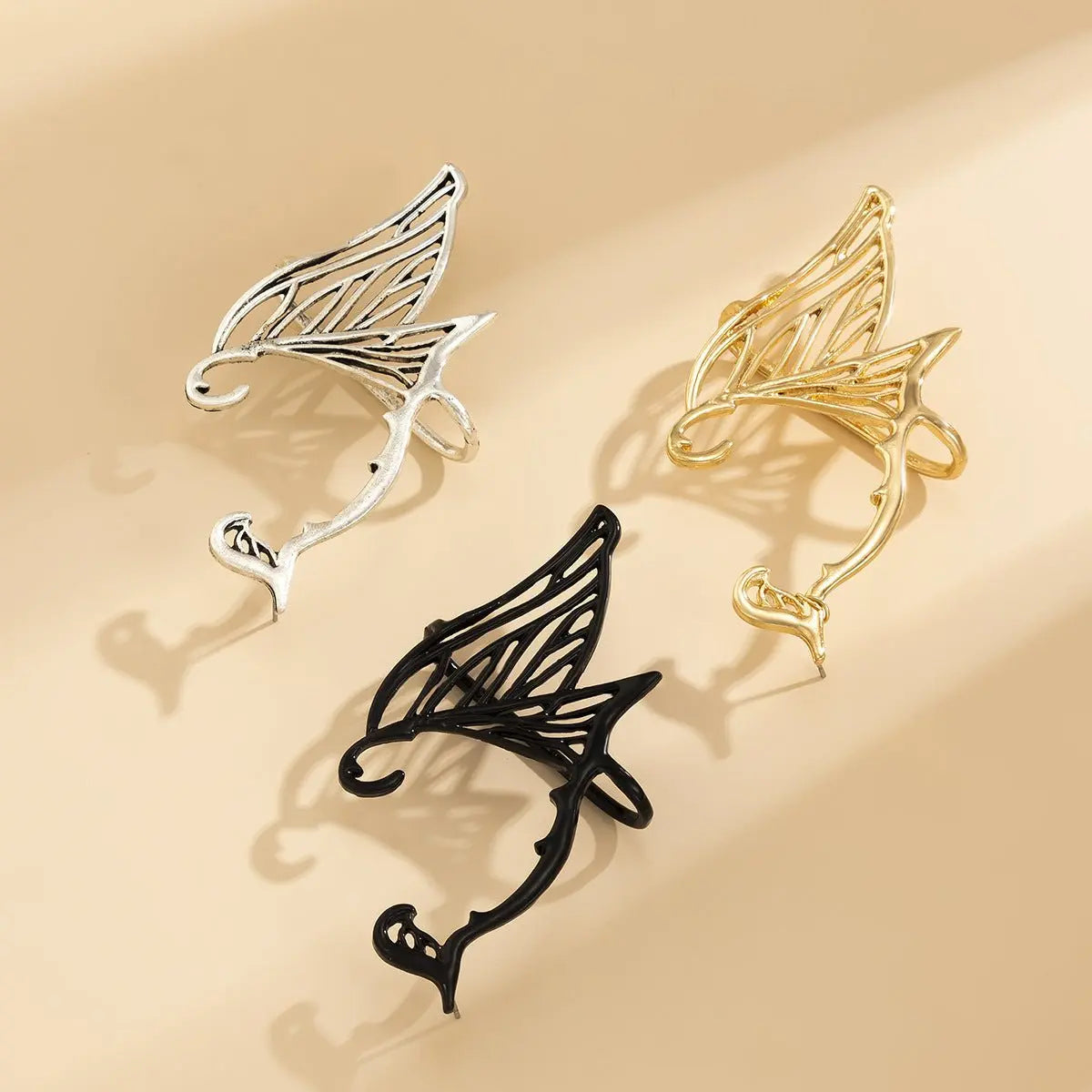 Ear Cuff Butterfly Wings Earrings-Jewearrings