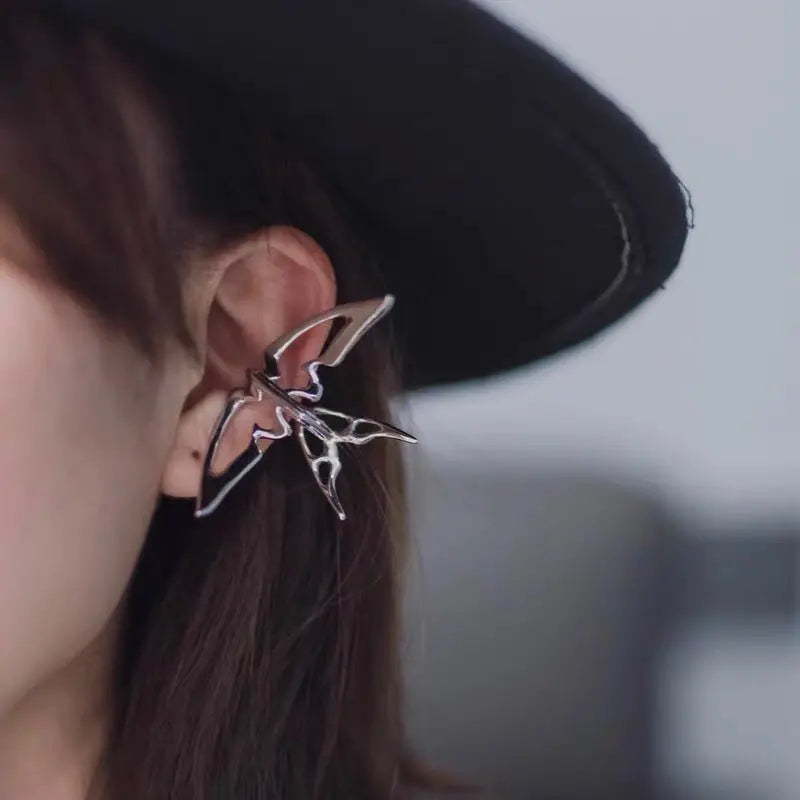 Ear Cuff Chic Bow Earrings-Jewearrings