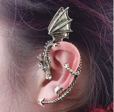 Ear Cuff Dragon Design - Bold Statement Piece-Jewearrings