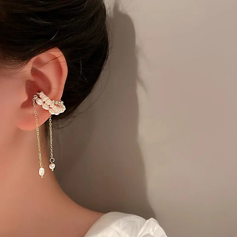 Ear Cuff Freshwater Pearl-Jewearrings