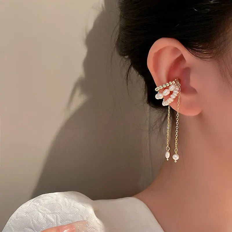 Ear Cuff Freshwater Pearl-Jewearrings