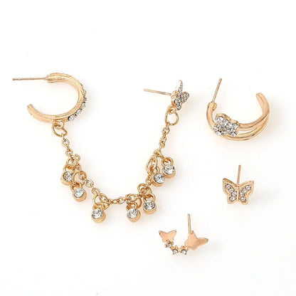 Ear Cuff Mini Fashion Star Moon-Jewearrings