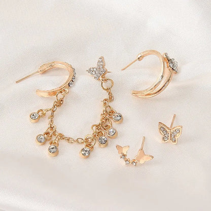 Ear Cuff Mini Fashion Star Moon-Jewearrings