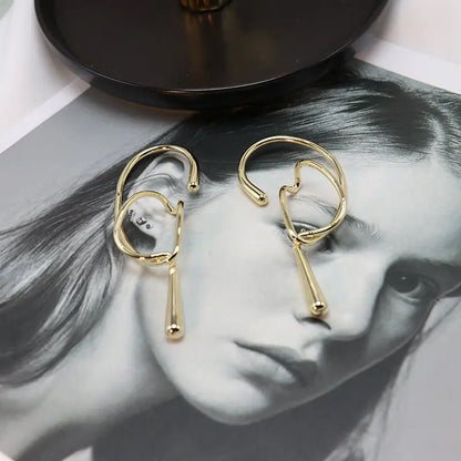 Ear Cuff New Fashion Gold Metal Ear-Jewearrings