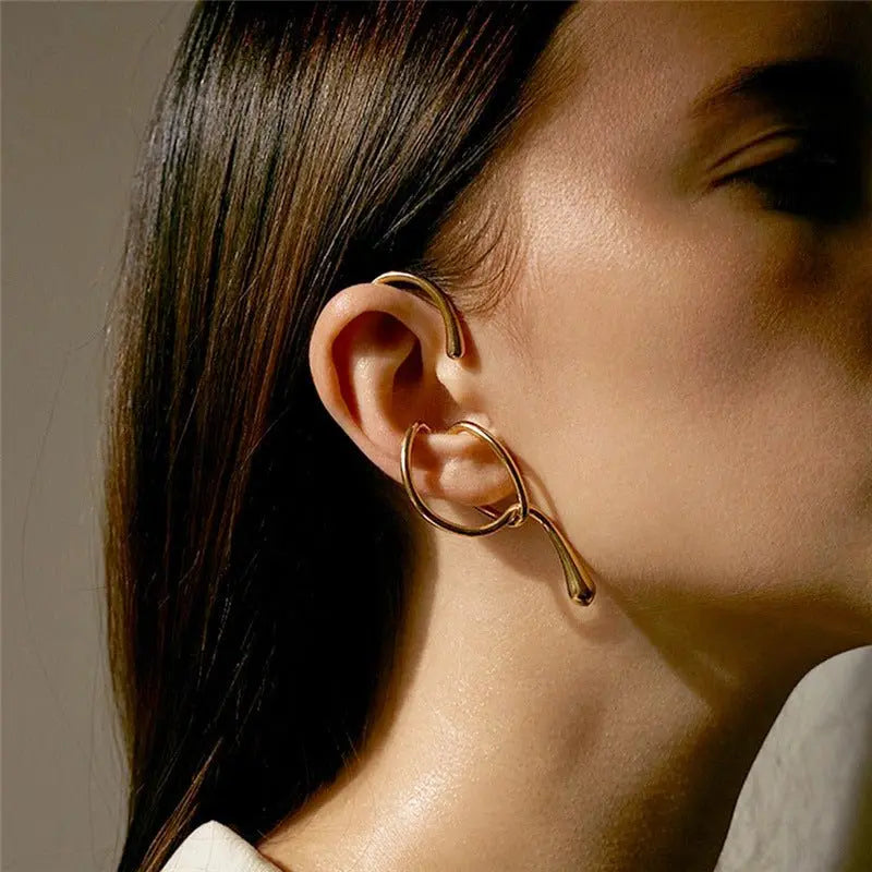 Ear Cuff New Fashion Gold Metal Ear-Jewearrings