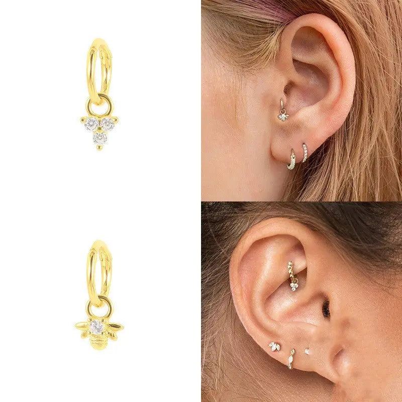 Ear Cuff Nose Ring Bee-Jewearrings