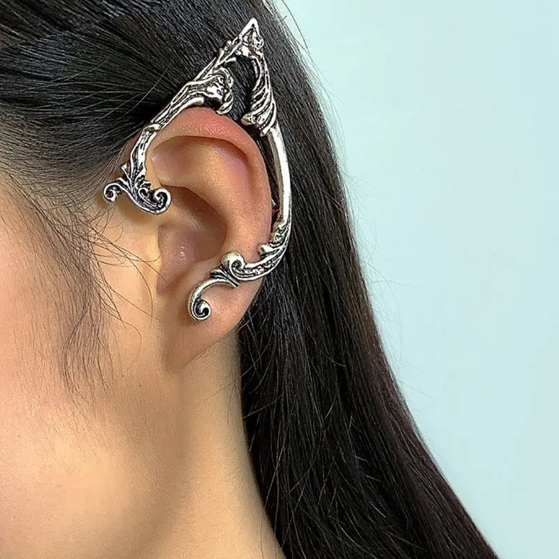 Ear Cuff Punk Fairy Dark Elf-Jewearrings