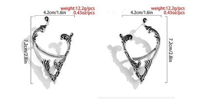 Ear Cuff Punk Fairy Dark Elf-Jewearrings