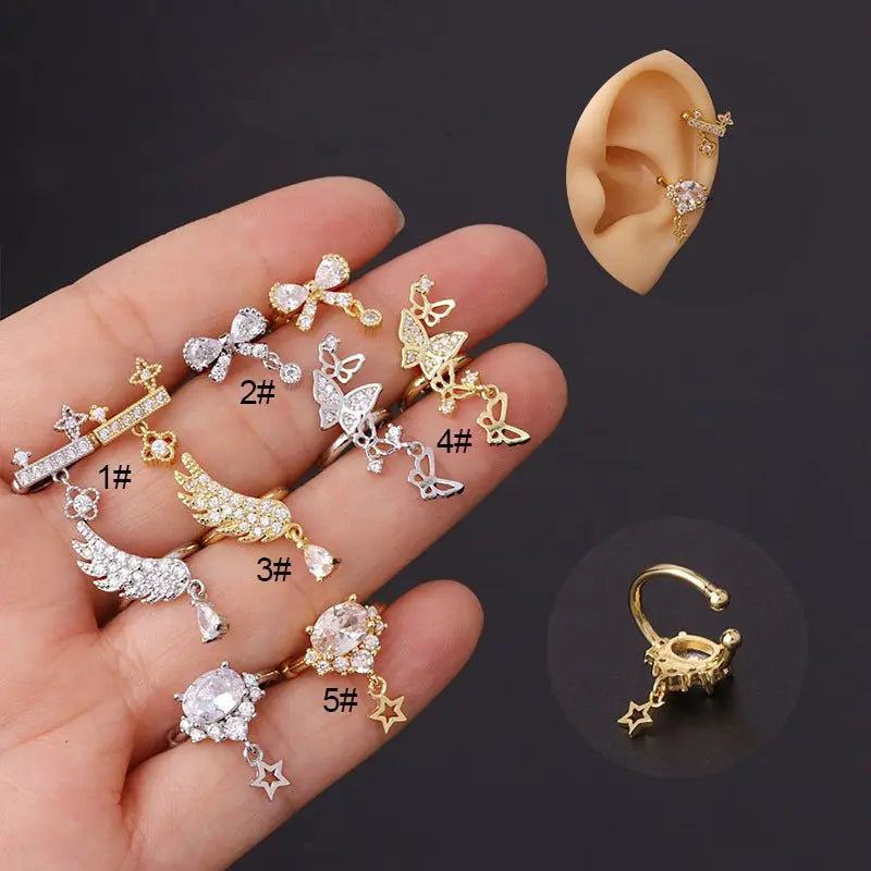 Ear Cuff Simple Temperament-Jewearrings