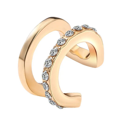 Ear Cuff Temperament Fashion Diamond-Jewearrings