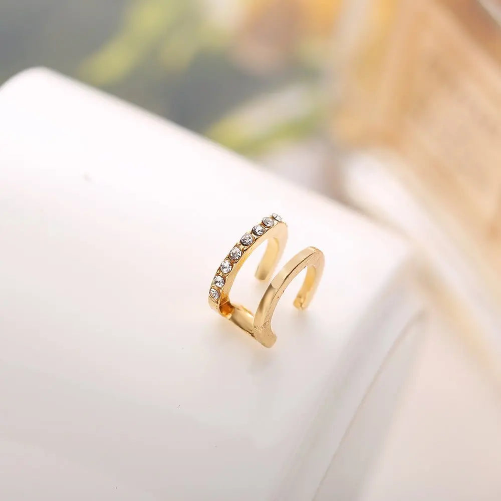 Ear Cuff Temperament Fashion Diamond-Jewearrings