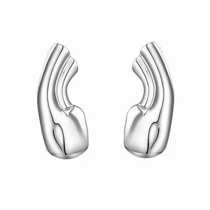 Earlobe Ear Cuff Clip On Earrings-Jewearrings