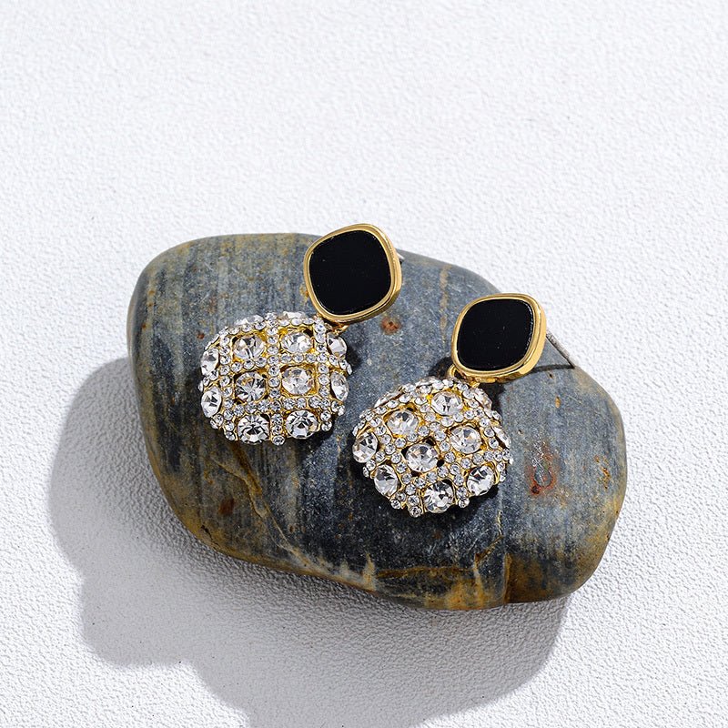 Earrings Frosted Shell Beads Solid Color-Jewearrings