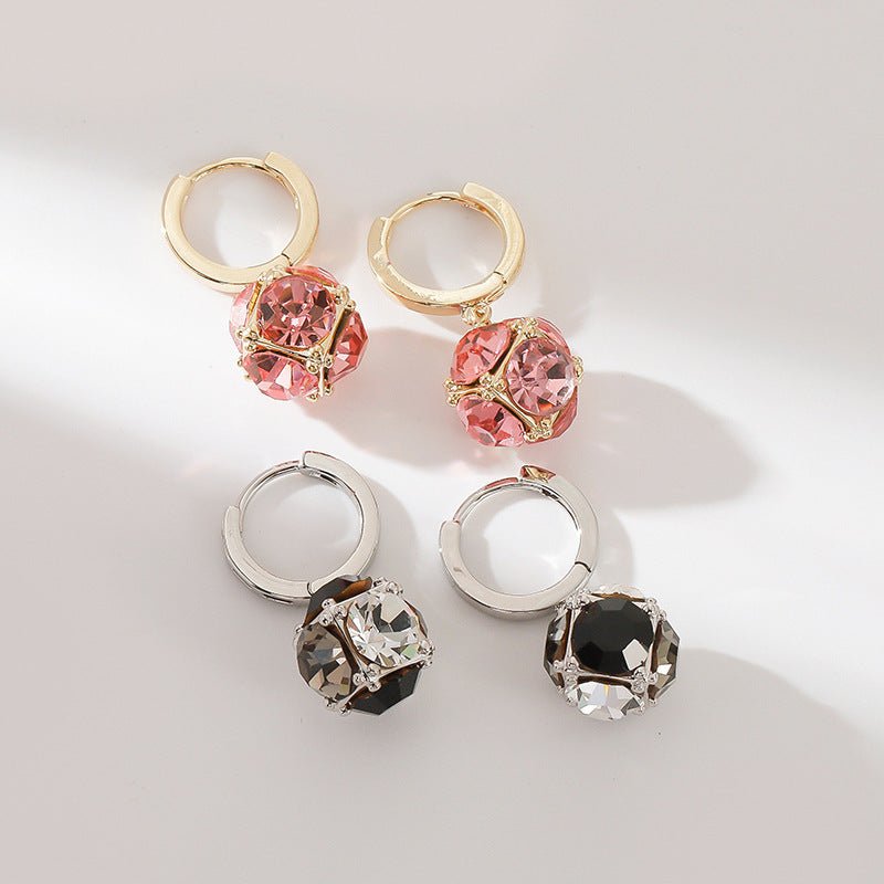 Earrings Korean Style Personalized Gold-plated Mini Retro Earrings-Jewearrings