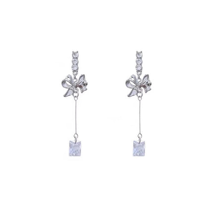 Women's Fashion Personality Bow Pendant Earrings-Jewearrings