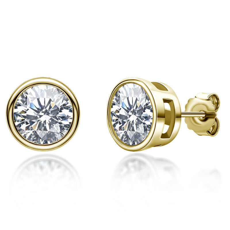 0.51 Carat Moissanite Stud Earrings-Jewearrings