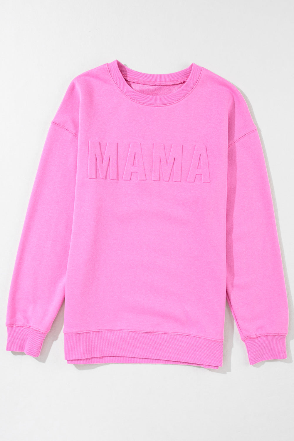 MAMA Round Neck Dropped Shoulder Sweatshirt-Jewearrings