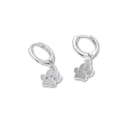 Puppy Claw Earrings S925 Sterling Silver Jewelry-Jewearrings