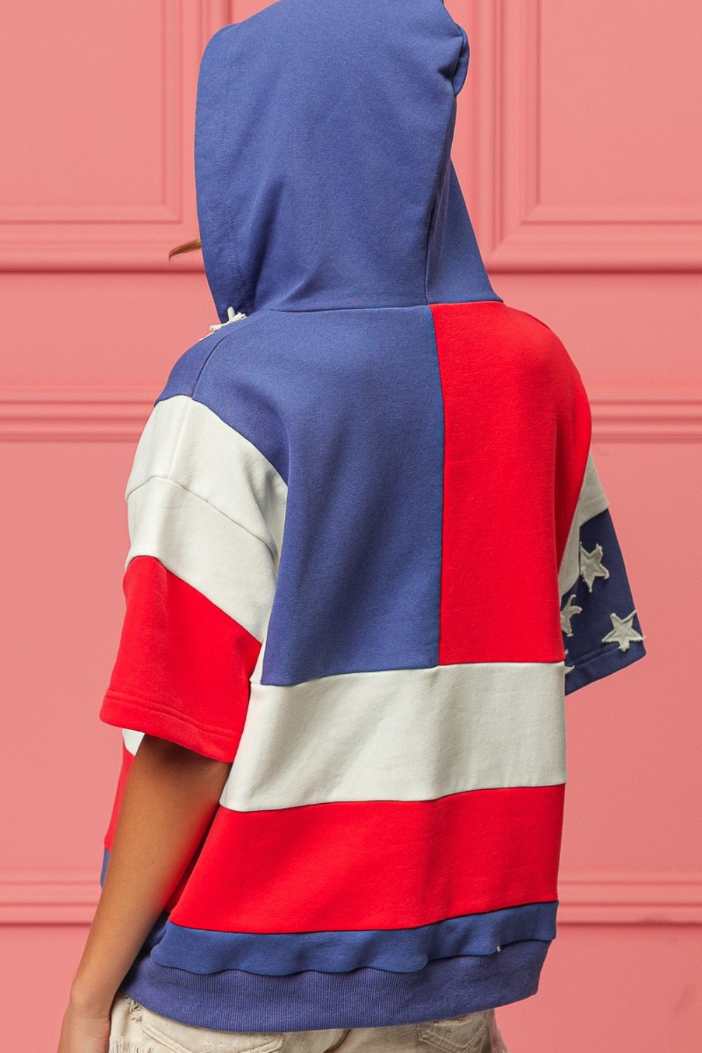 BiBi American Flag Theme Hoodie-Jewearrings