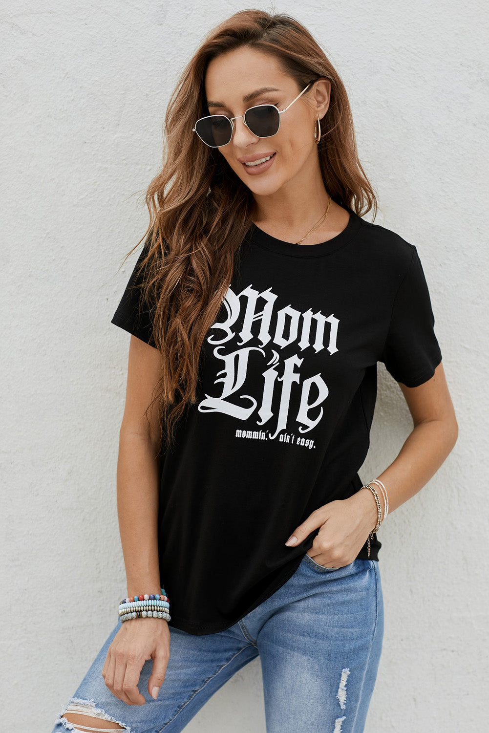 Mom Life Tee-Jewearrings