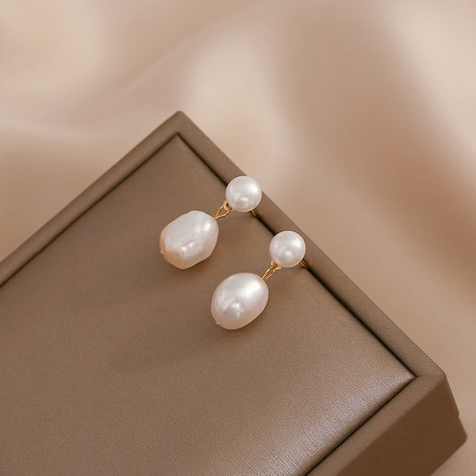 Natural Freshwater Pearl Earrings Are Simple And Trendy-Jewearrings