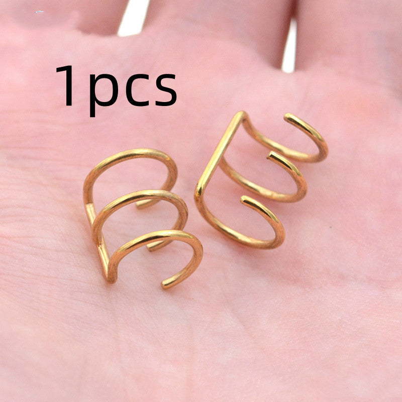 False Earrings Unperforated Earbuds Clip Style-Jewearrings