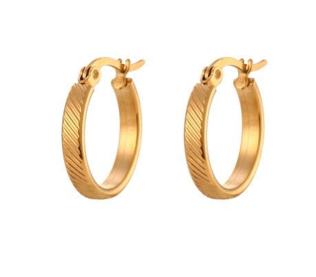 Elanor Gold Earrings-Jewearrings