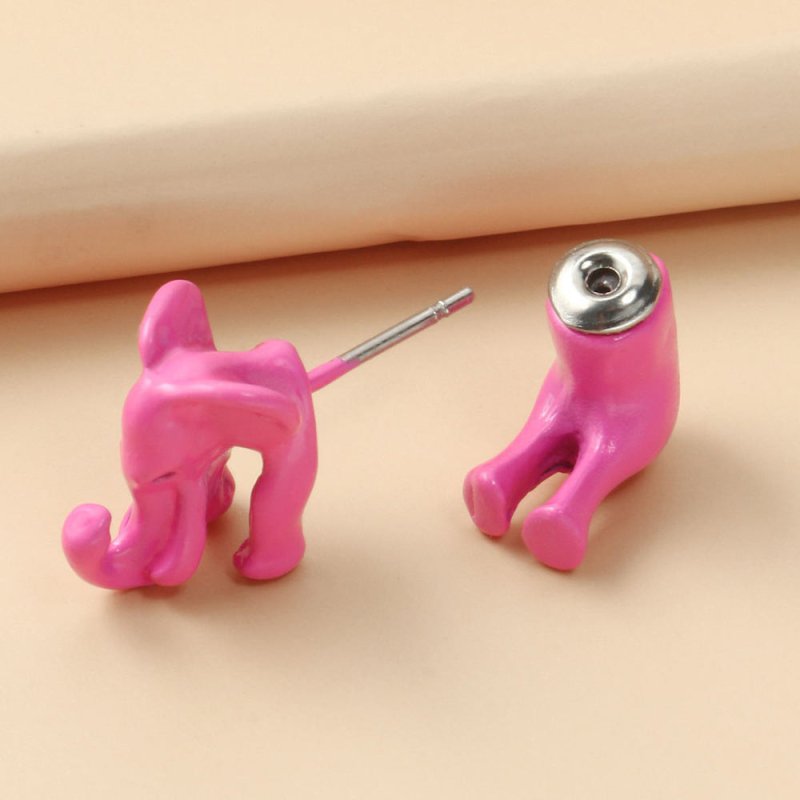 Elephant Earrings Alloy Dark Wind Earrings-Jewearrings