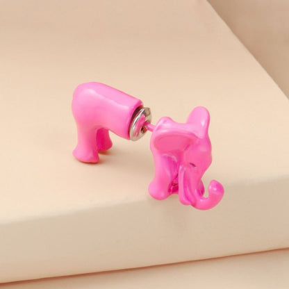 Elephant Earrings Alloy Dark Wind Earrings-Jewearrings