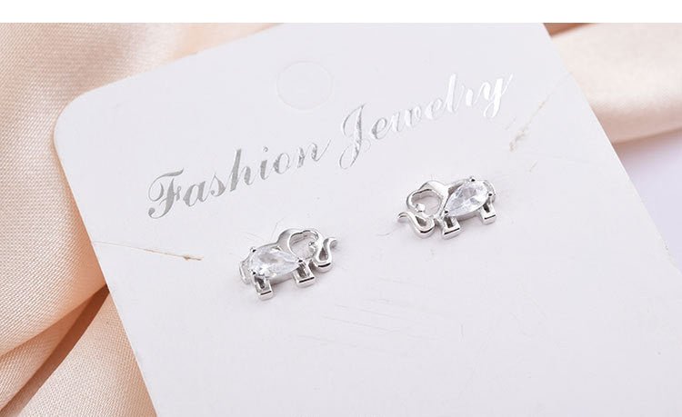 Elephant Earrings Cute Accessories-Jewearrings