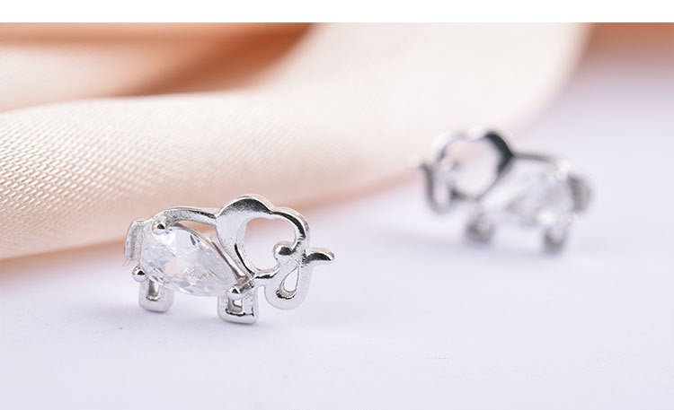 Elephant Earrings Cute Accessories-Jewearrings