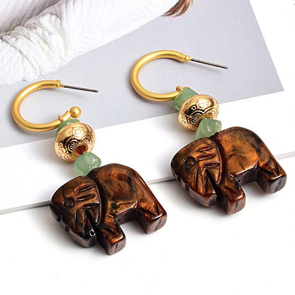 Elephant Earrings Cute Fashion Earrings-Jewearrings