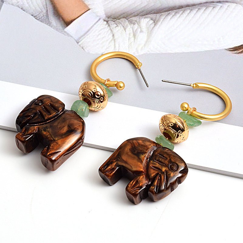 Elephant Earrings Cute Fashion Earrings-Jewearrings