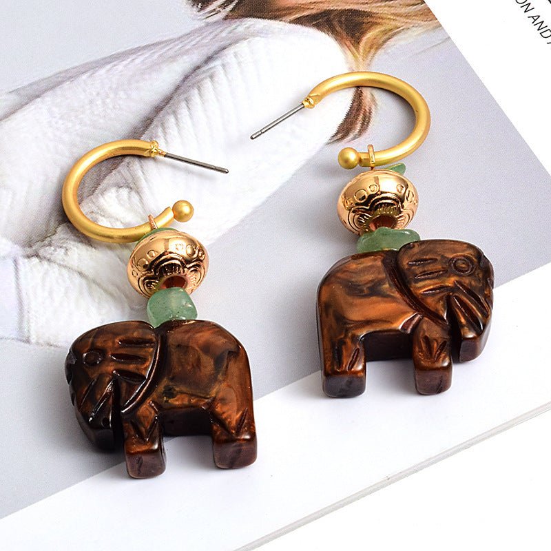 Elephant Earrings Cute Fashion Earrings-Jewearrings